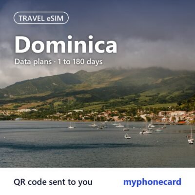 Dominica Travel eSIM – Data Plans from 1 to 180 Days