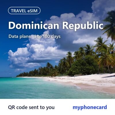 Dominican Republic Travel eSIM – Data Plans from 1 to 180 Days