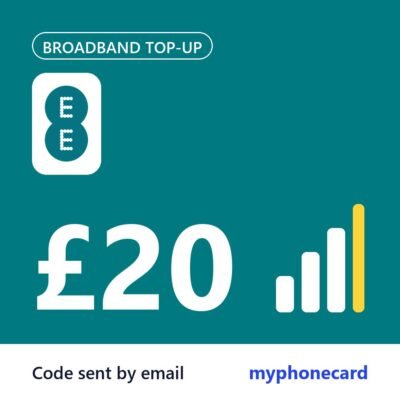 EE £20 Mobile Broadband Topup Voucher