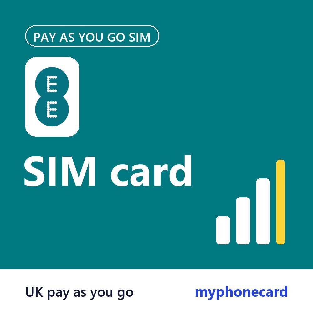 EE 24GB 3G/4G Mobile Broadband Pre-Loaded PAYG Data SIM Card Nano/Micro/Standard