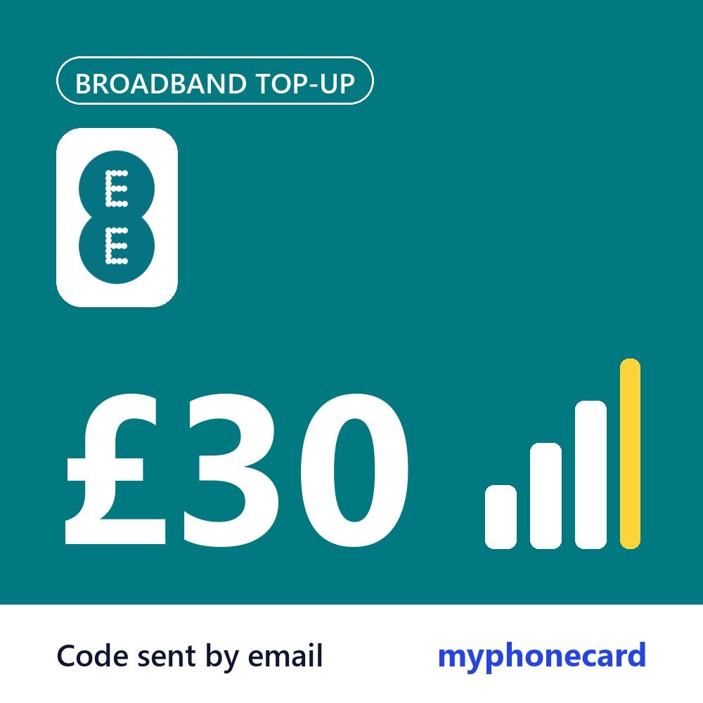 EE £30 Mobile Broadband Topup Voucher