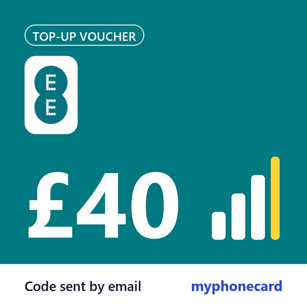 EE £40 Topup Voucher