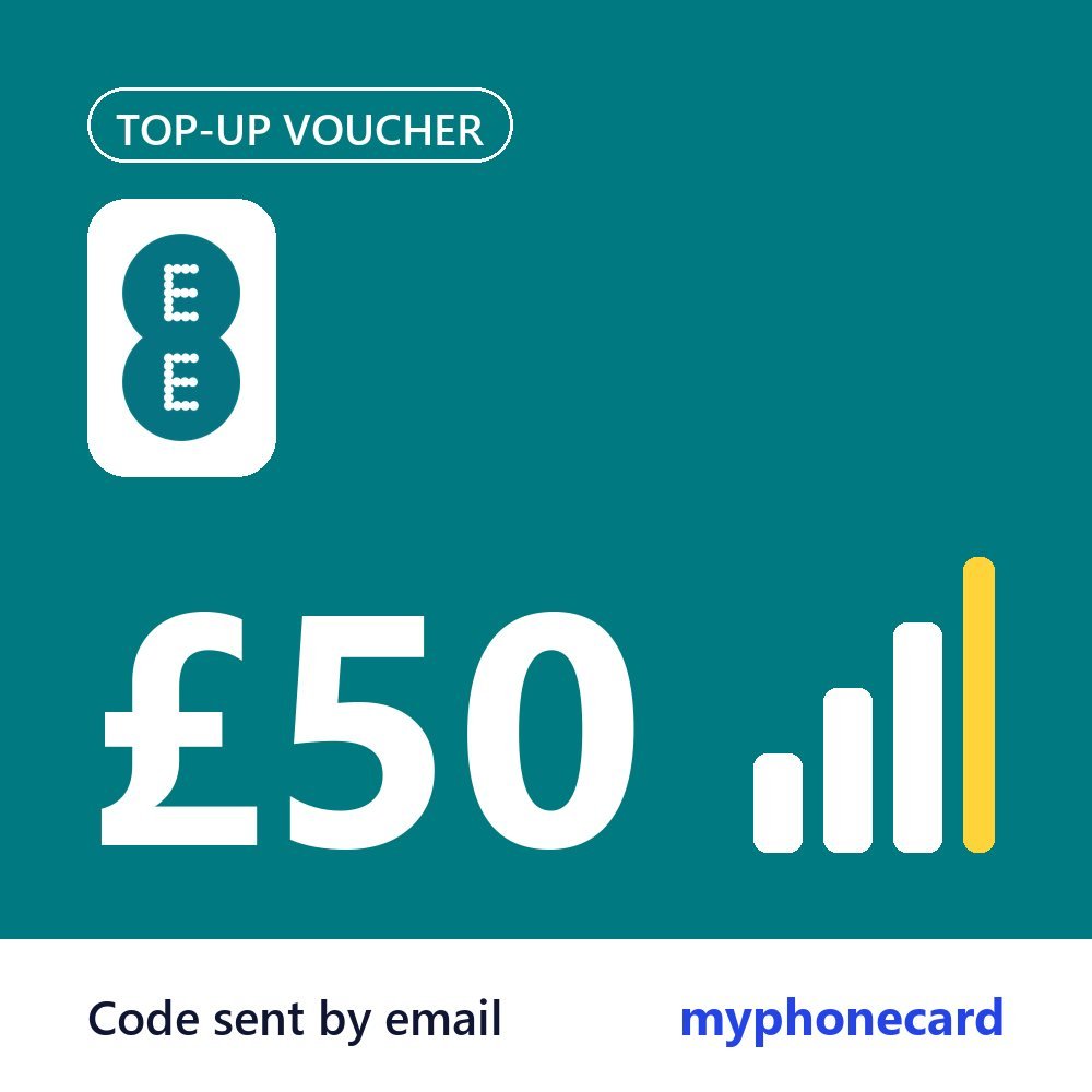 EE £50 Topup Voucher