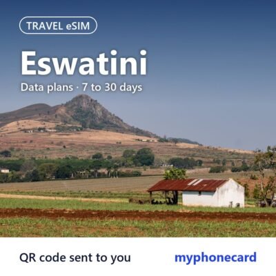 Eswatini Travel eSIM – Data Plans from 7 to 30 Days