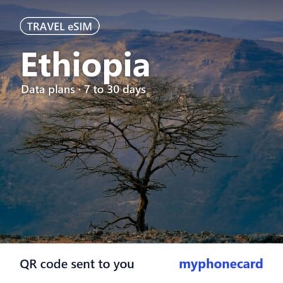 Ethiopia Travel eSIM – Data Plans from 7 to 30 Days