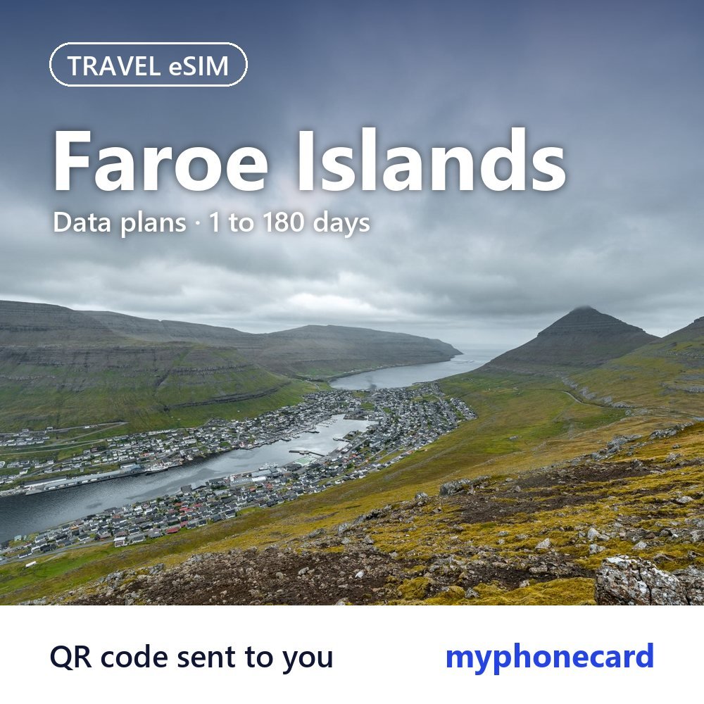 Faroe Islands Travel eSIM – Data Plans from 1 to 180 Days