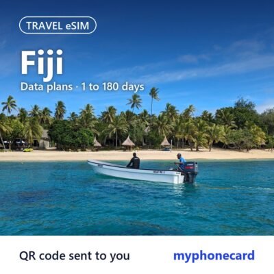 Fiji Travel eSIM – Data Plans from 1 to 180 Days