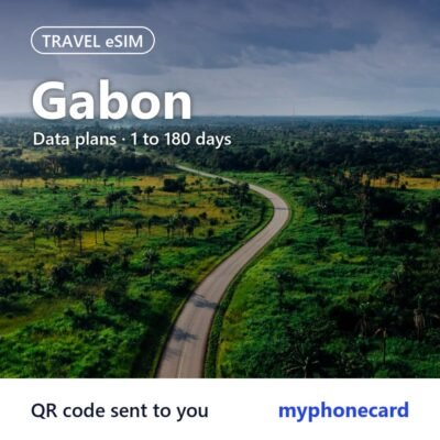 Gabon Travel eSIM – Data Plans from 1 to 180 Days