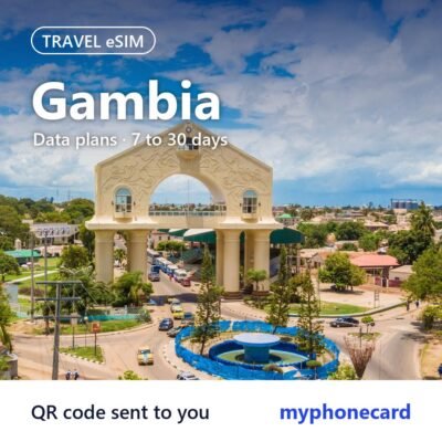 Gambia Travel eSIM – Data Plans from 7 to 30 Days