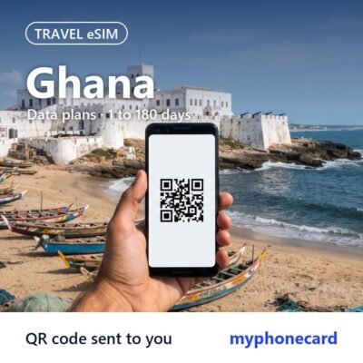 Ghana Travel eSIM – Data Plans from 1 to 180 Days