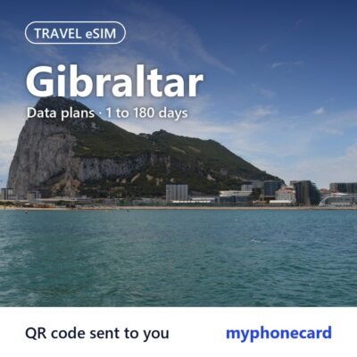 Gibraltar Travel eSIM – Data Plans from 1 to 180 Days