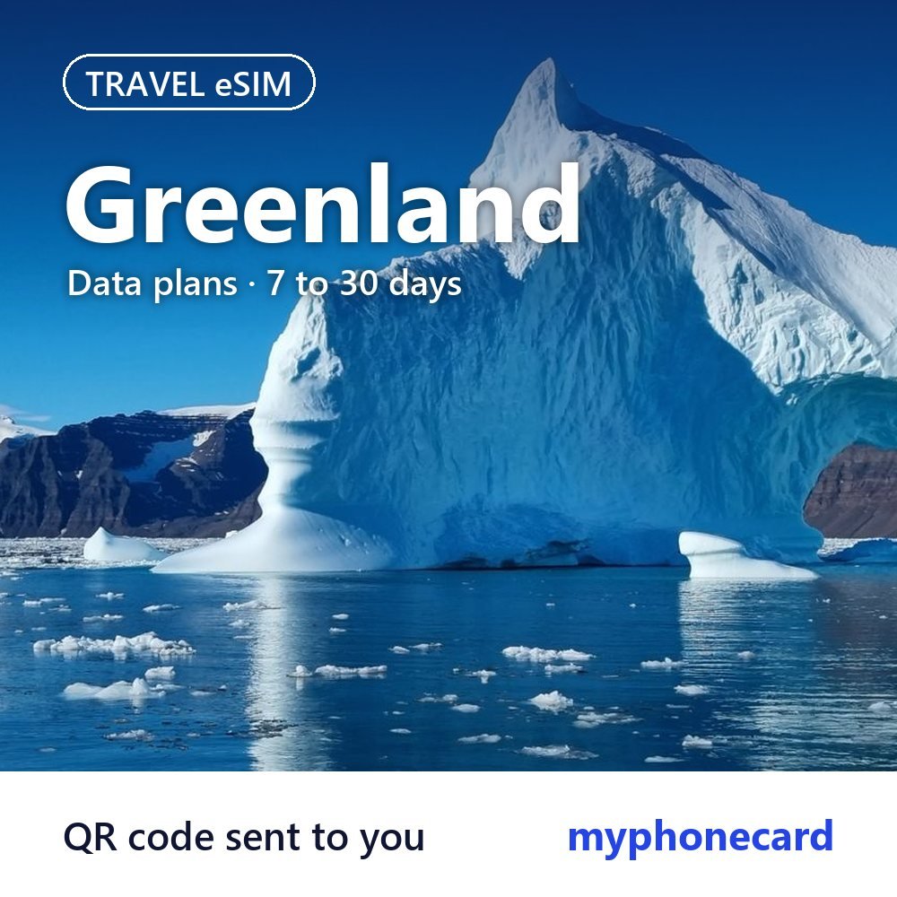 Greenland Travel eSIM – Data Plans from 7 to 30 Days