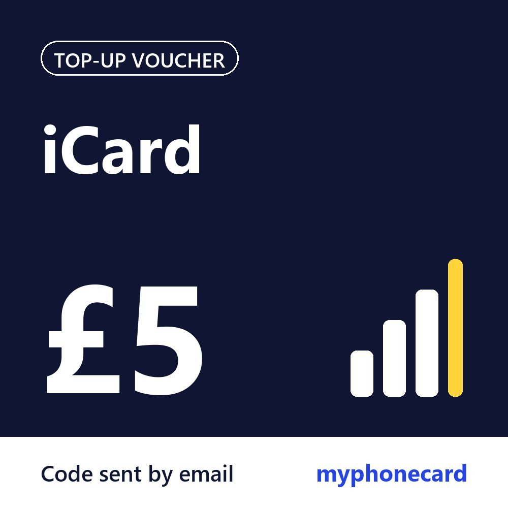 iCard Mobile £5 Topup Voucher
