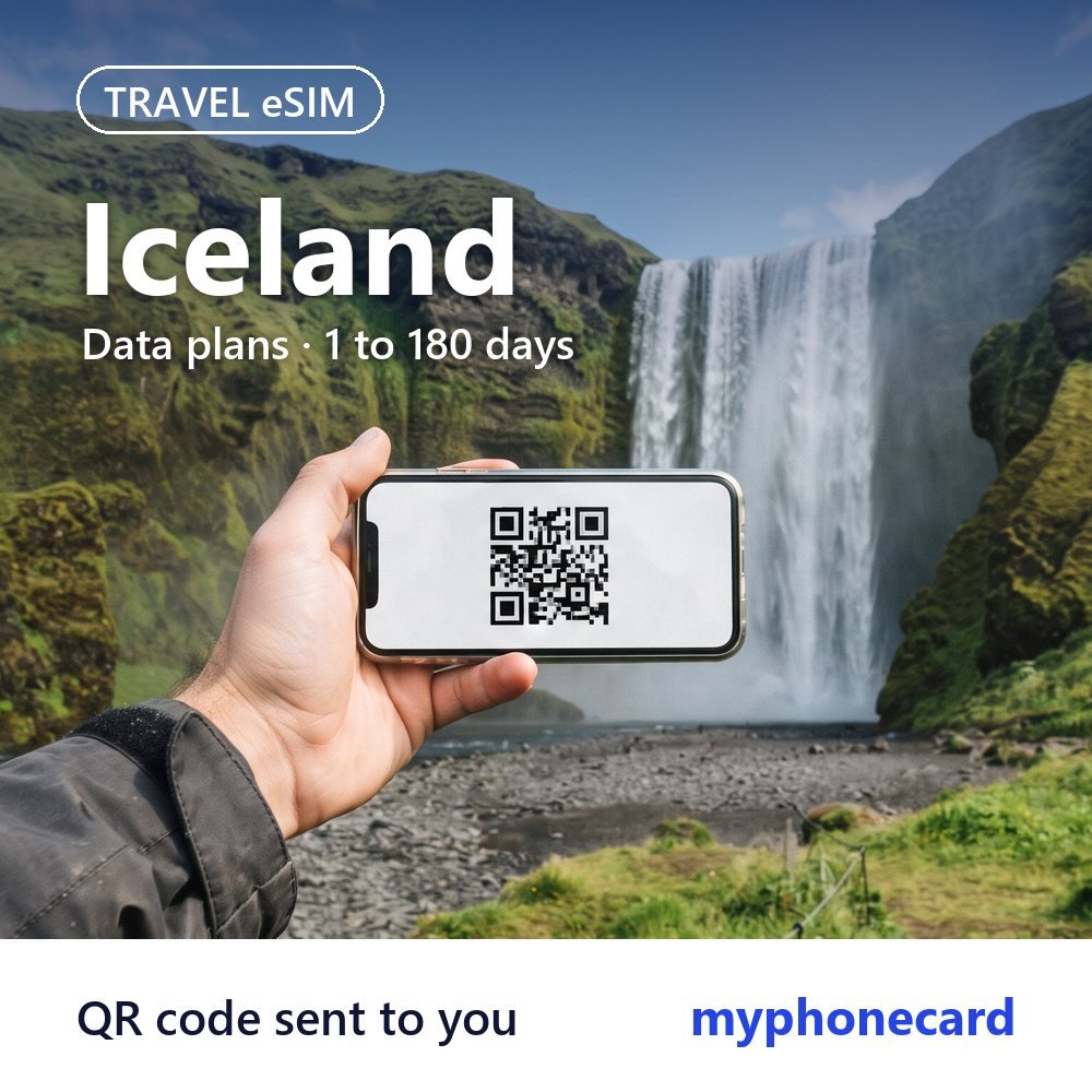 Iceland Travel eSIM – Data Plans from 1 to 180 Days
