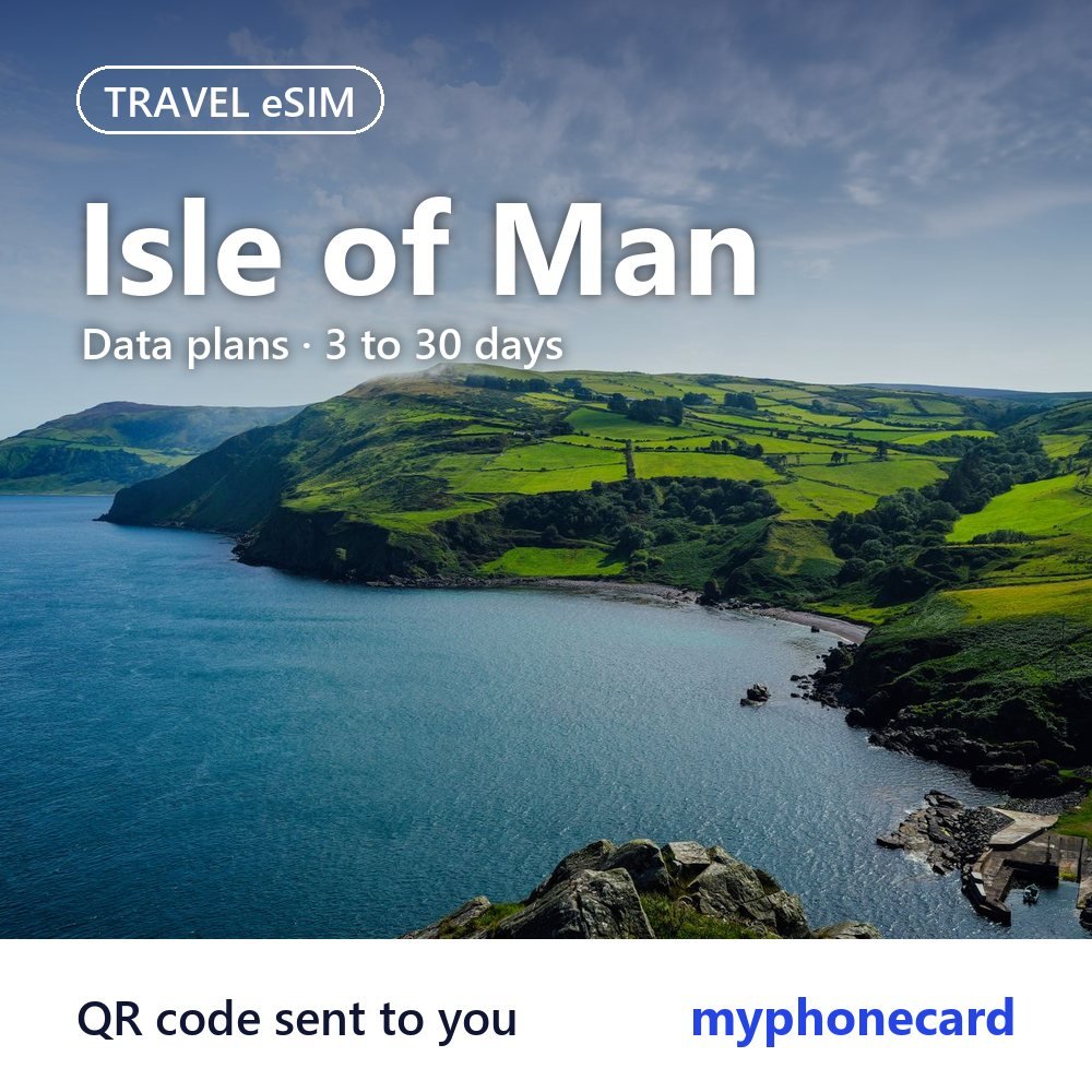 Isle of Man Travel eSIM – Data Plans from 3 to 30 Days
