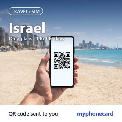 Israel Travel eSIM – Data Plans from 1 to 180 Days