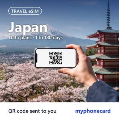 Japan Travel eSIM – Data Plans from 1 to 180 Days