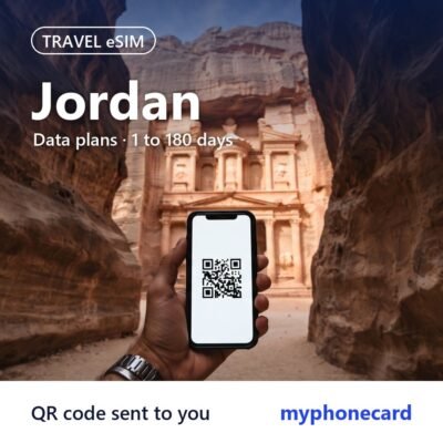 Jordan Travel eSIM – Data Plans from 1 to 180 Days