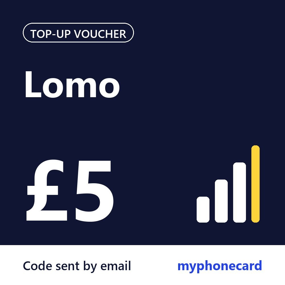 Lomo Mobile £5 Topup Voucher