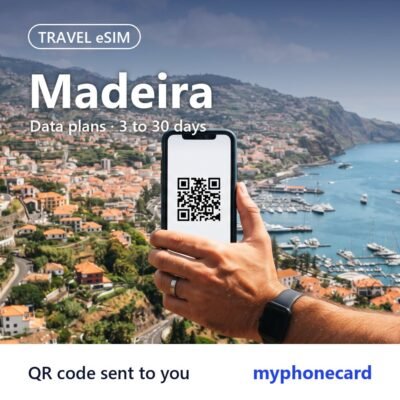 Madeira Travel eSIM – Data Plans from 3 to 30 Days