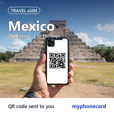 Mexico Travel eSIM – Data Plans from 1 to 180 Days