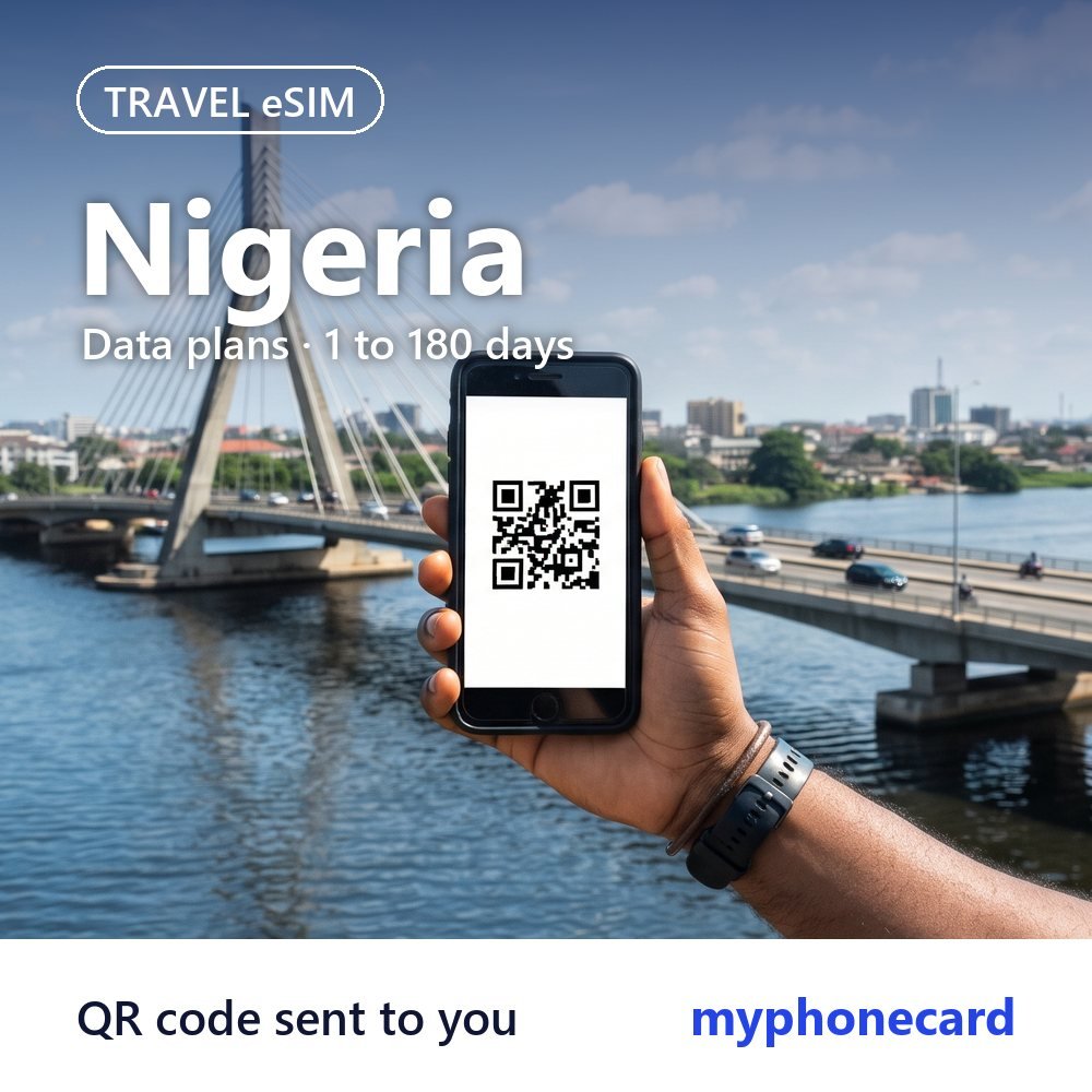 Nigeria Travel eSIM – Data Plans from 1 to 180 Days