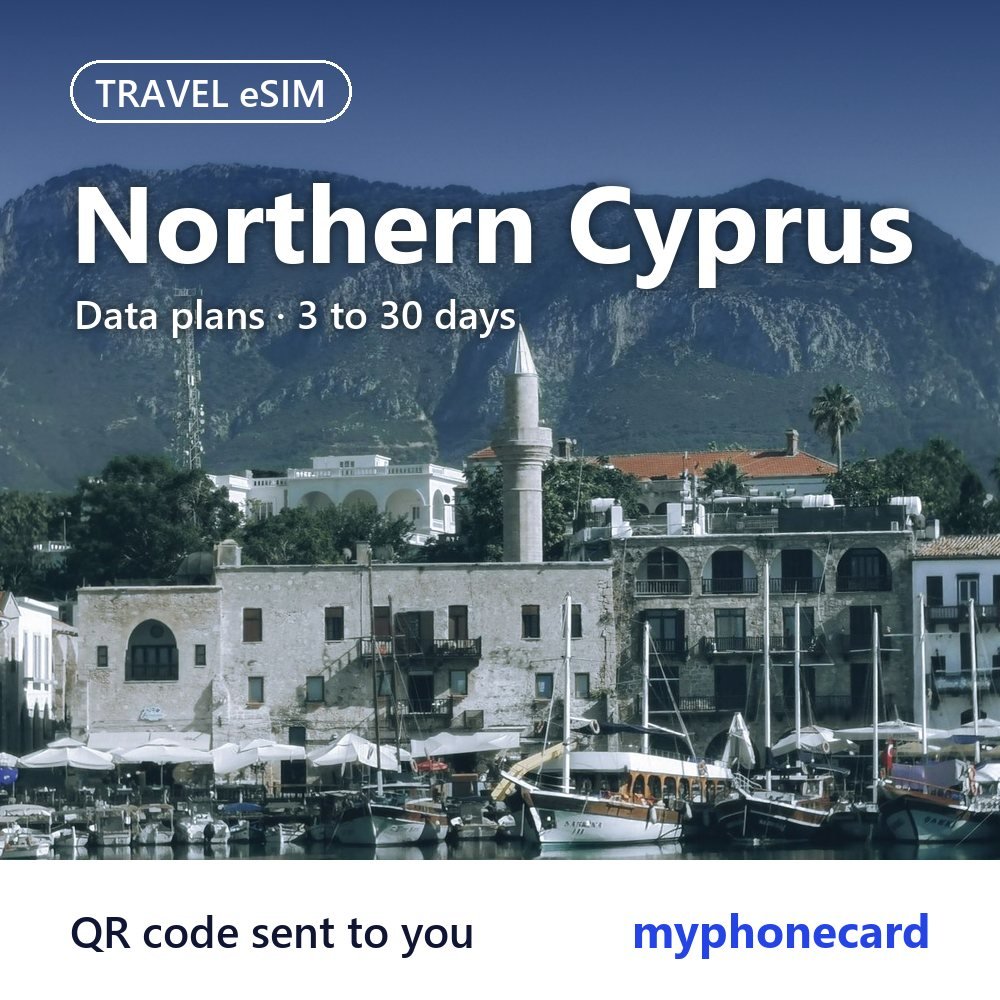 Northern Cyprus Travel eSIM – Data Plans from 3 to 30 Days