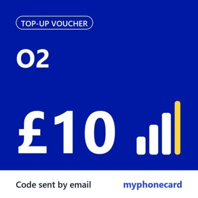 O2 Mobile £10 Topup Voucher