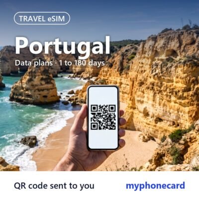 Portugal Travel eSIM – Data Plans from 1 to 180 Days