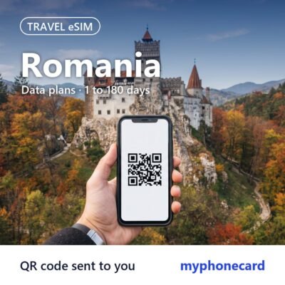 Romania Travel eSIM – Data Plans from 1 to 180 Days