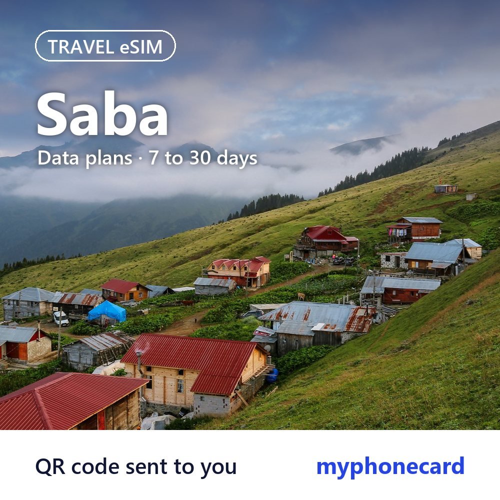 Saba Travel eSIM – Data Plans from 7 to 30 Days