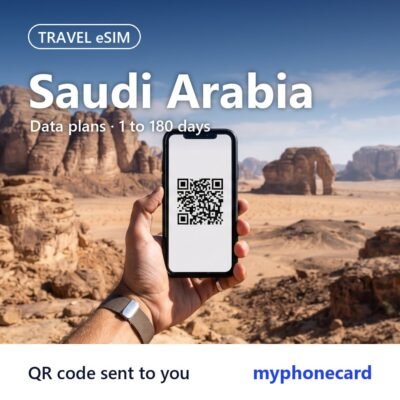 Saudi Arabia Travel eSIM – Data Plans from 1 to 180 Days
