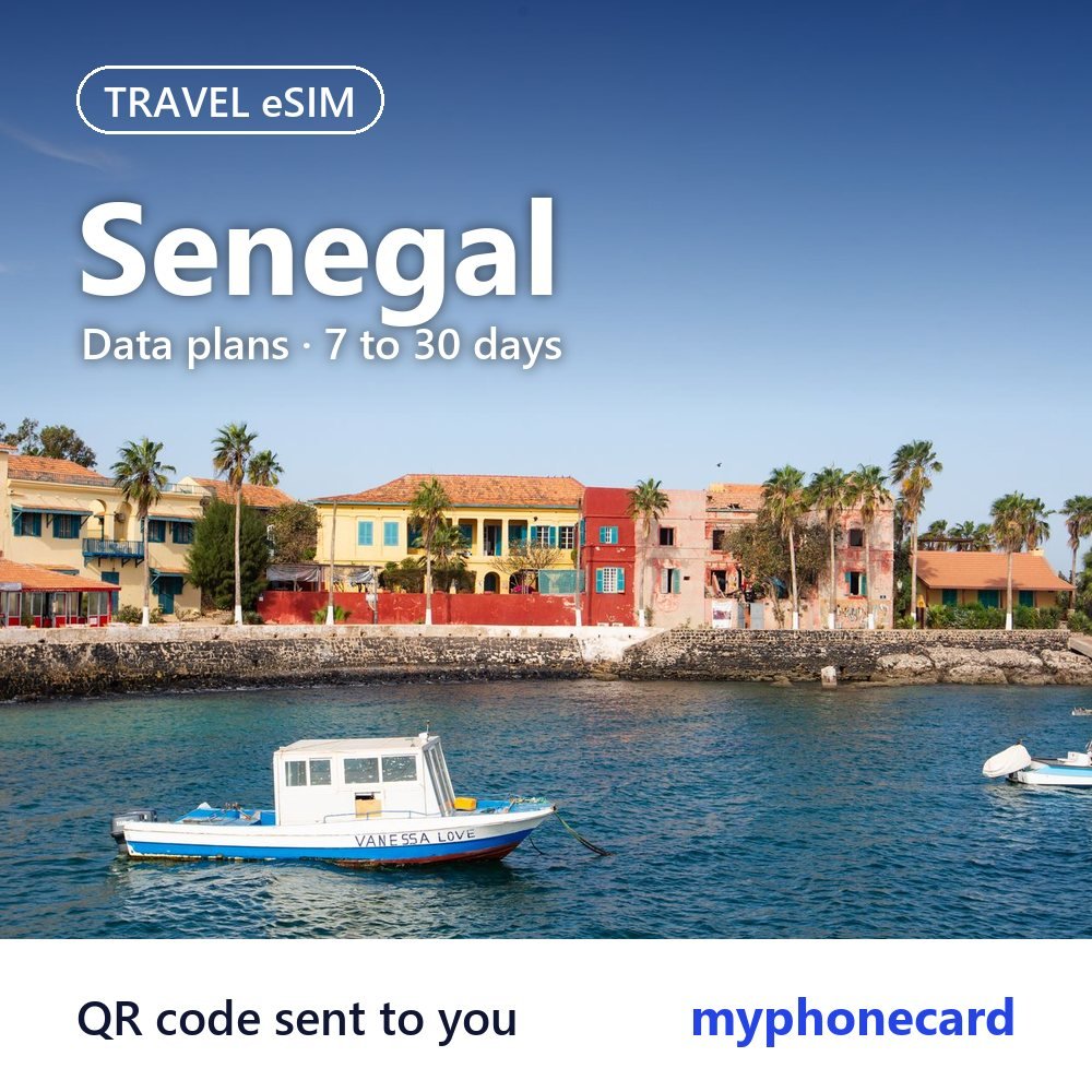 Senegal Travel eSIM – Data Plans from 7 to 30 Days