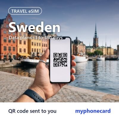 Sweden Travel eSIM – Data Plans from 1 to 180 Days