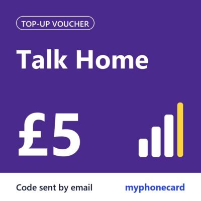 Talk Home Mobile £5 Topup Voucher