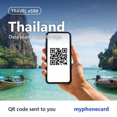 Thailand Travel eSIM – Data Plans from 1 to 180 Days