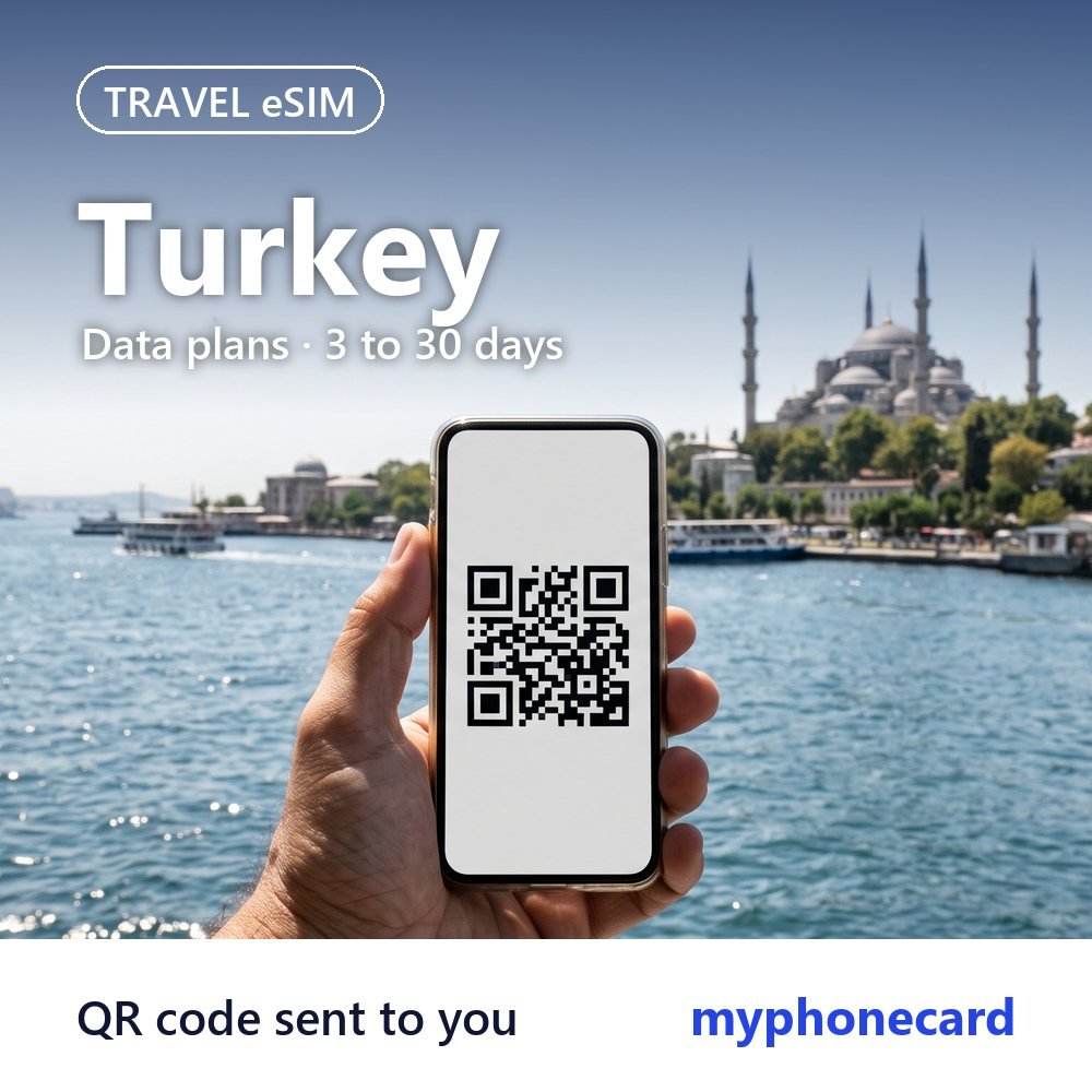 Turkey Travel eSIM – Data Plans from 3 to 30 Days
