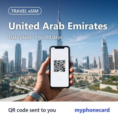 United Arab Emirates Travel eSIM – Data Plans from 1 to 180 Days