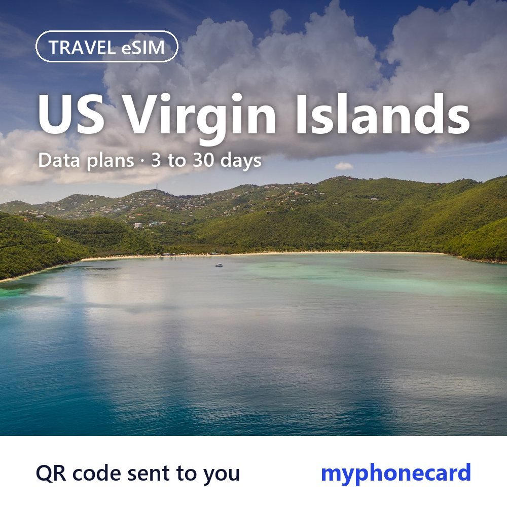 US Virgin Islands Travel eSIM – Data Plans from 3 to 30 Days