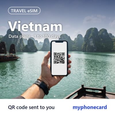 Vietnam Travel eSIM – Data Plans from 1 to 180 Days