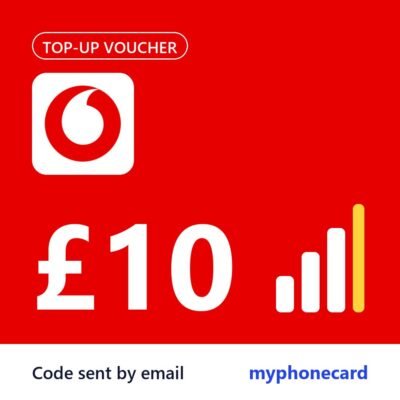 Vodafone £10 Topup Voucher