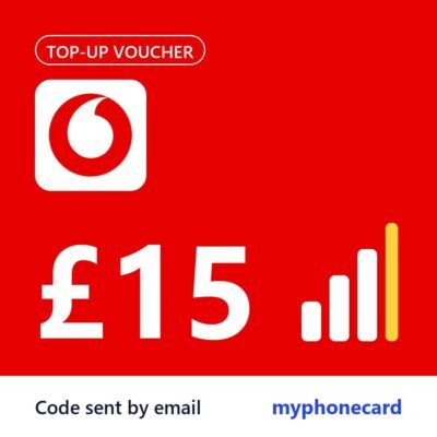 Vodafone £15 Topup Voucher