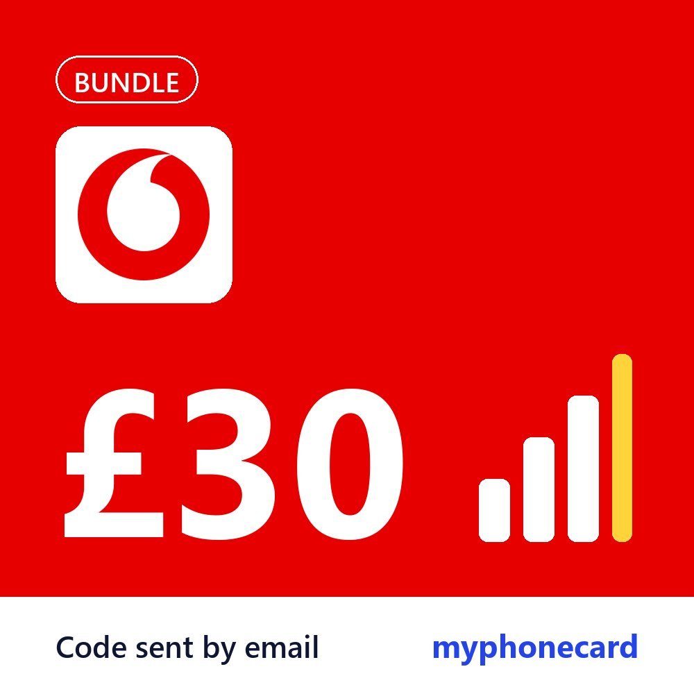 Vodafone £30 Big Value Bundle Voucher
