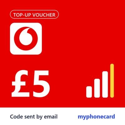 Vodafone £5 Topup Voucher