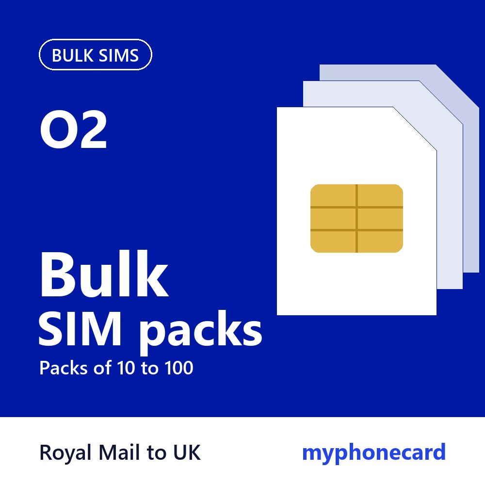 Bulk O2 SIM Cards
