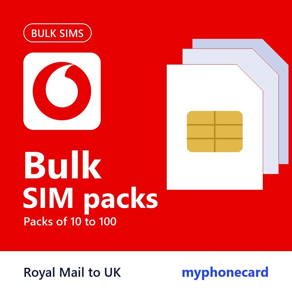 Bulk Vodafone SIM Cards
