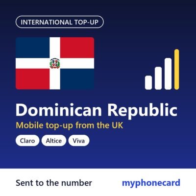 Dominican Republic mobile top-up from the UK
