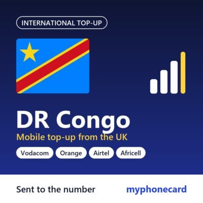 DR Congo mobile top-up from the UK