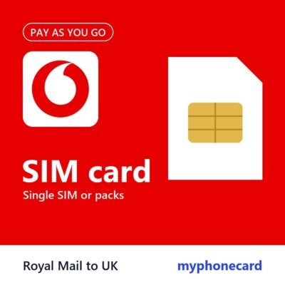 Vodafone Pay As You Go SIM Card