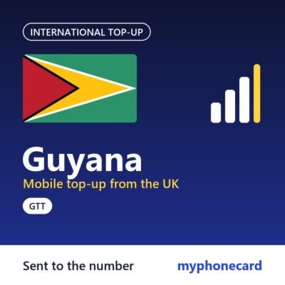 Guyana mobile top-up from the UK